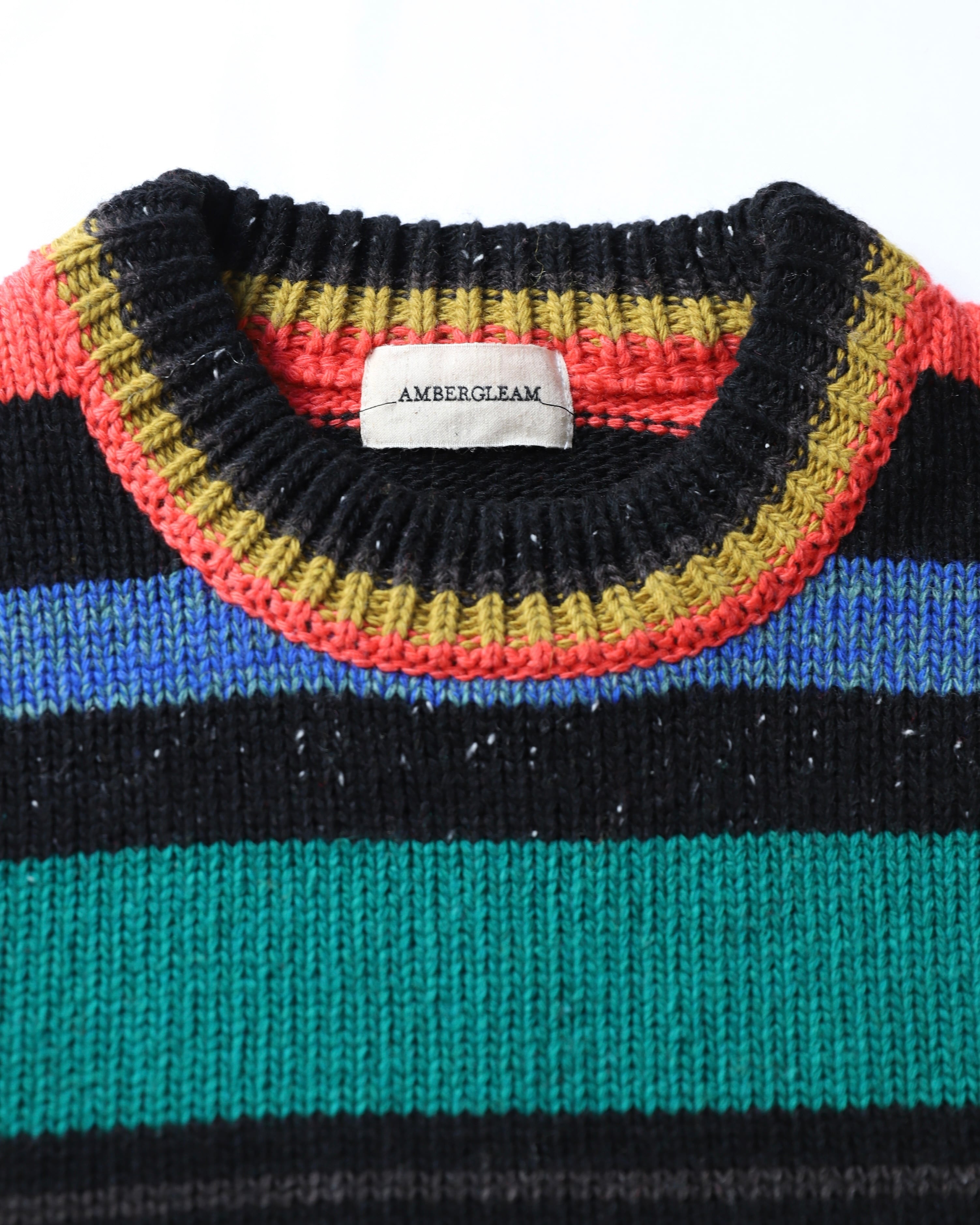 Rainbow Wool Sweater / レインボーウールセーター | AMBERGLEAM