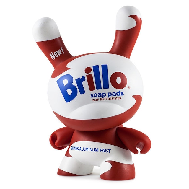 Warhol 8" Dunny Masterpiece-Brillo White