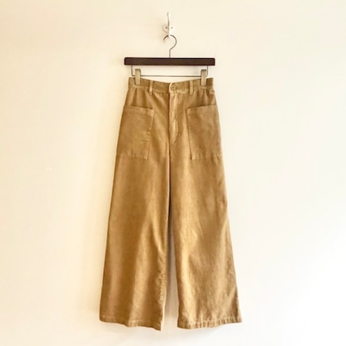 C30625【Ali】Corduroy Baggy Pants