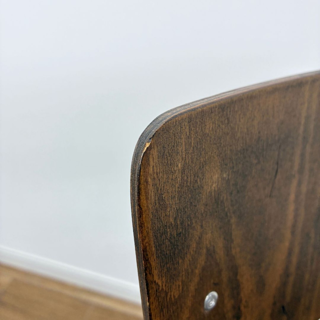 JOURNAL STANDARD FURNITURE CLIO CHAIR ジャーナルスタンダードファニチャー クリオ チェア ダイニングチェア アームレスチェア ヴィンテージ ナチュラル ブラウン 木目  アーバンインダストリアル プライウッド【中古】【200サイズ】