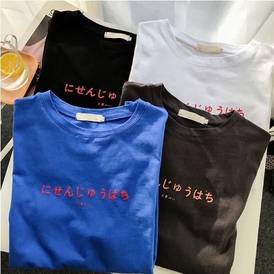 全4色 Tシャツ カジュアル 2018 カレンダー 半袖 ラウンドネック