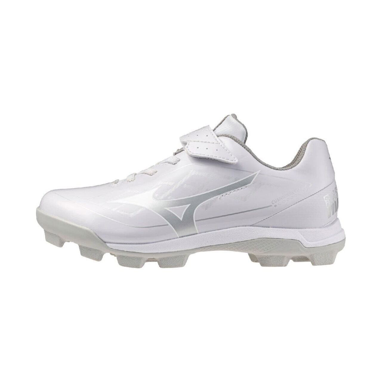 MIZUNOベルト式ホワイトスパイク Mizuno】ポイント 固定式 スパイク クッションレボダイア Jr