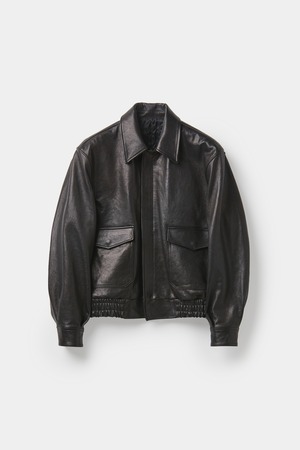 [COOR] Vegetable Leather A-2 Jacket (Black) 正規品 韓国ブランド 韓国通販 韓国代行 韓国ファッション クール クーア クアー COOR 日本 店舗