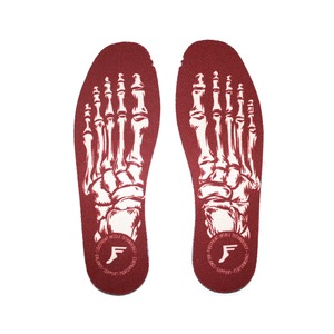 FP INSOLE HI PROFILE KING FOAM INSOLES SKELETON RED 5 mm