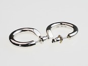 PI-002  Round earring (Small)　線径3.5mm (左耳用)