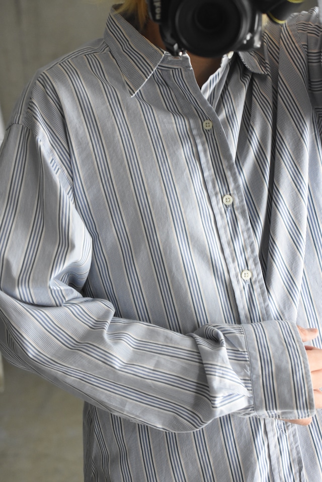 OK/80's "polo by Ralph Lauren" stripe dress shirt
