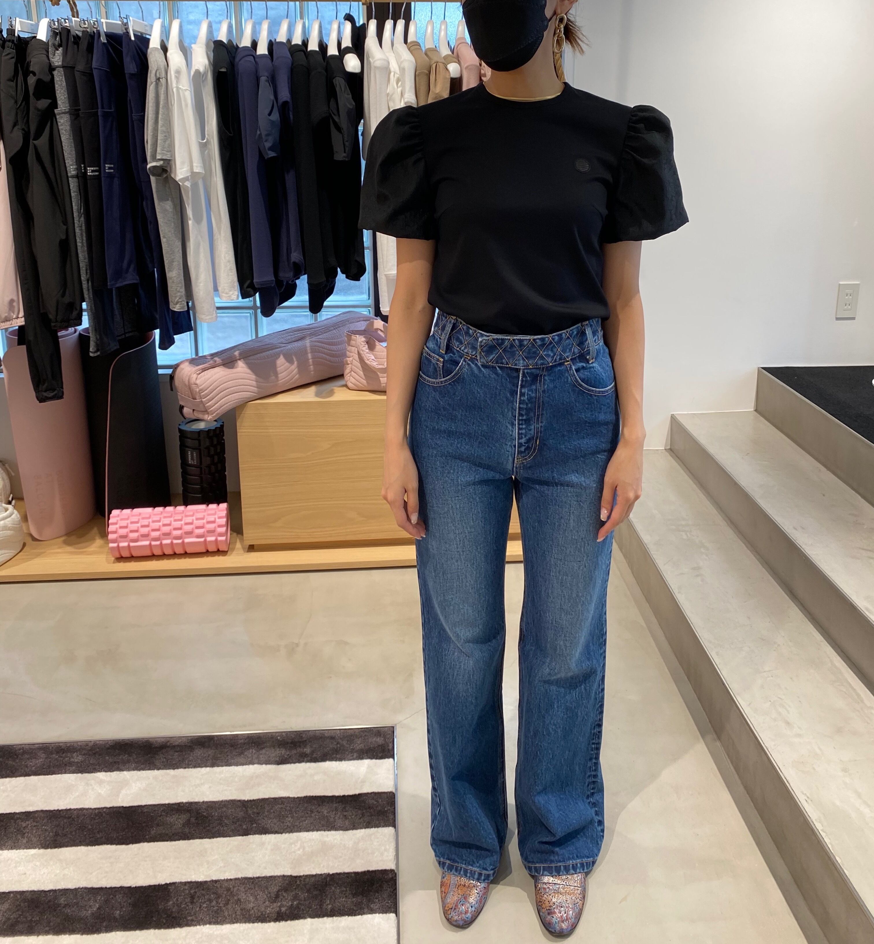 JACQUARD PUFF TEE 半袖 | www.bauen.com.ar