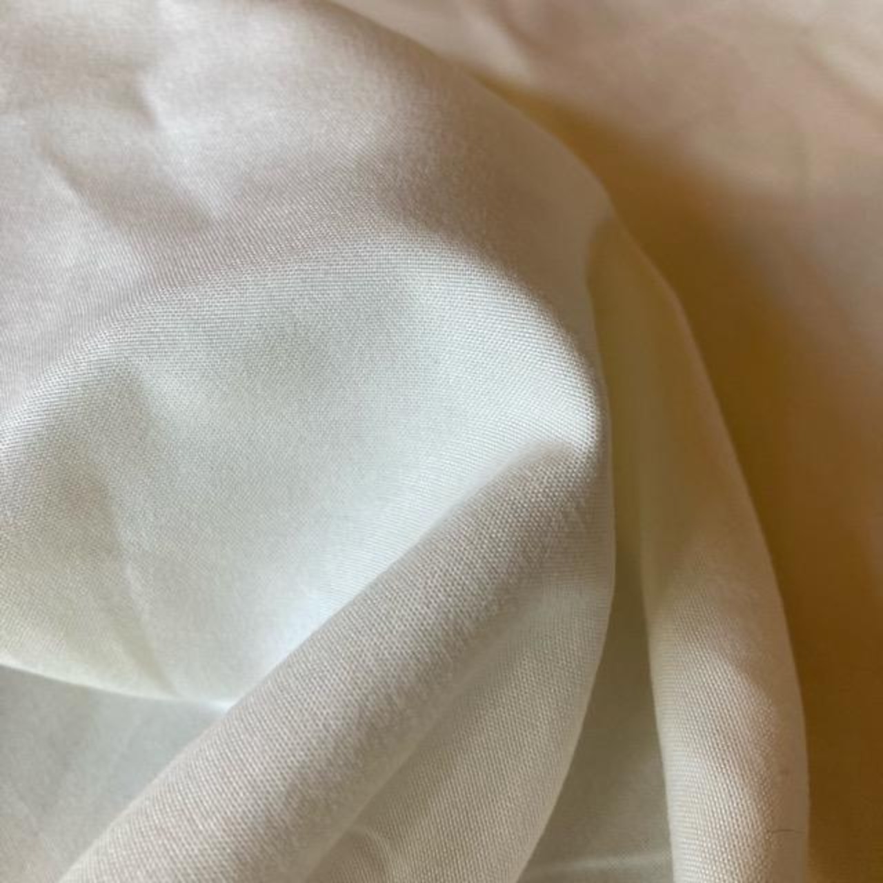 TOPANGA Fabric ボリュームラッフルカーテン アイボリー 130×160cm インテリア カーテン テーブルクロス ソファ フリルカーテン カーテンポール