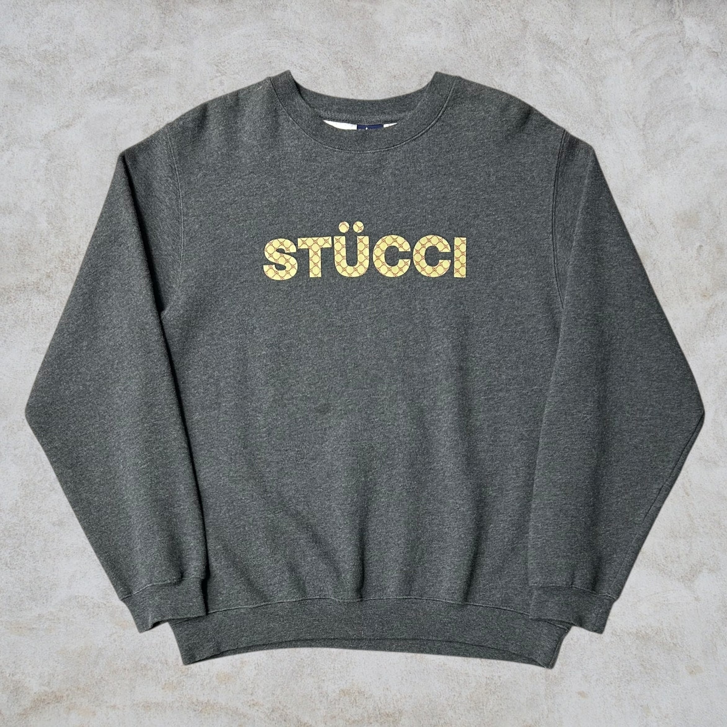 80~90's old stussy “stussy fresh gear” Design Tee “襤褸”黒タグ