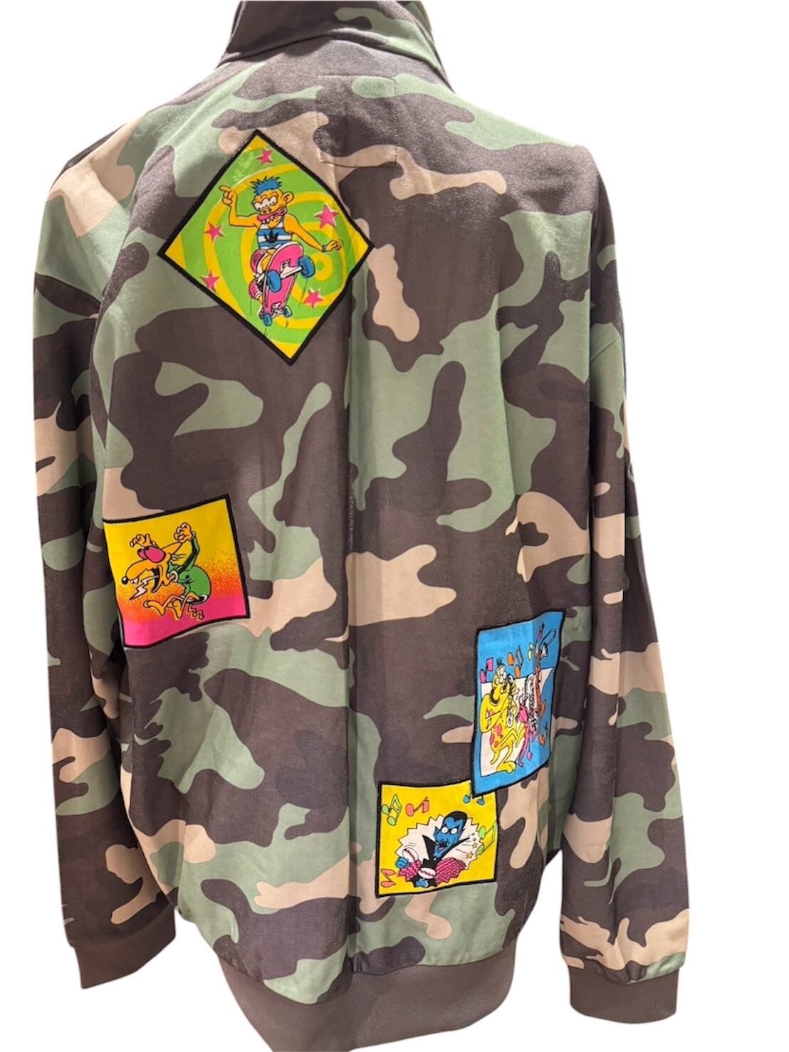 FR2 Photo Collage Bomber Jacket(MA-1) ブラック Lサイズ | 古着屋