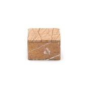 MARBLE SQUARE TRINKET BOX - Rainforest Brown marble