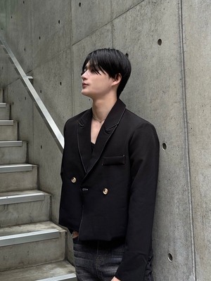 【ALUDE SELECT】design short jacket