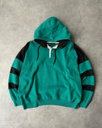 ~90s NUCLEUS Border Sleeve Rugger Sweat Hoodie