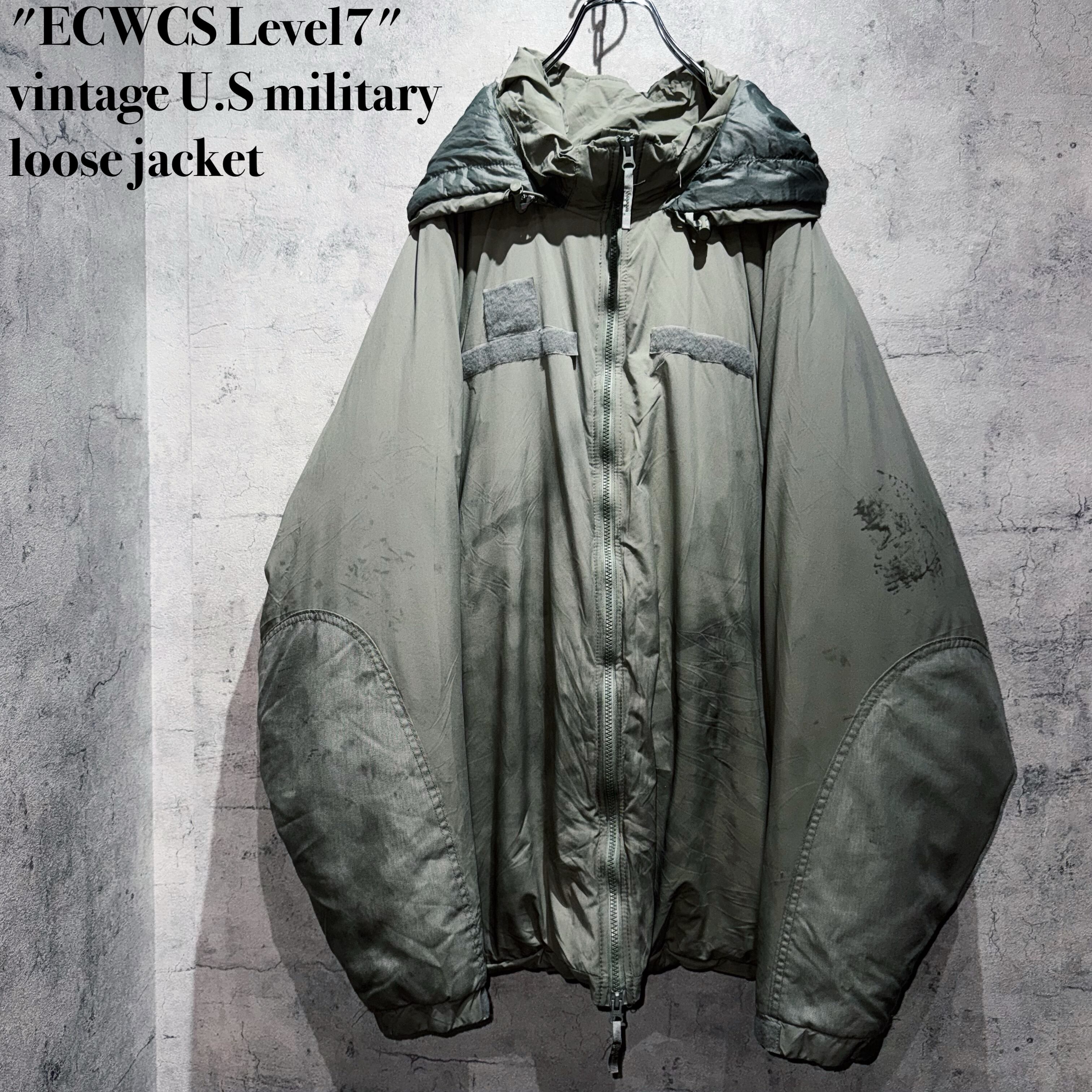 "ECWCS Level7"vintage U.S military loose jacket