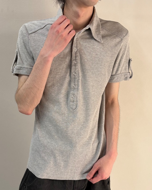【5351 Pour Les Hommes】snap polo shirt
