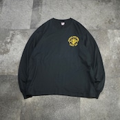 92's husky print long sleeve college tee