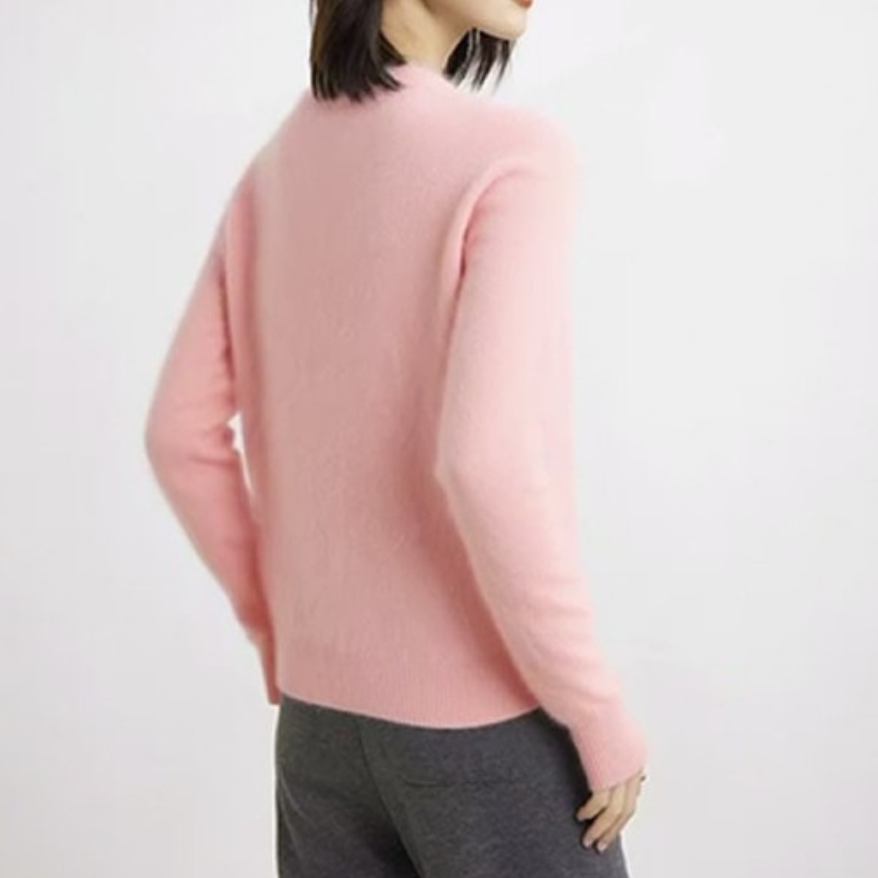 丸首 ニットプルオーバー 　全8色　 00053