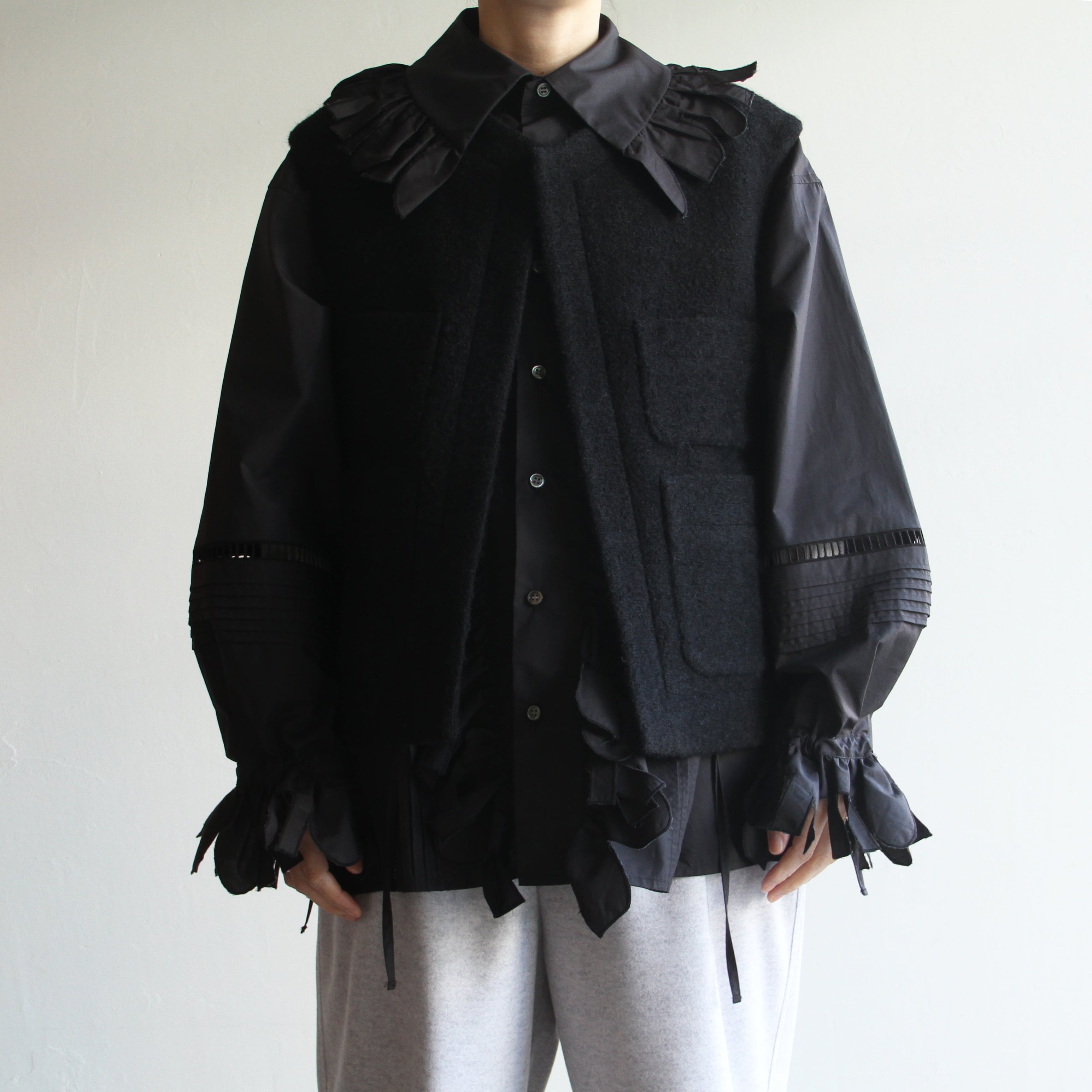 tenne handcrafted modern 2way ベスト tenne handcrafted modern 2way ベスト Side gather all-in-one