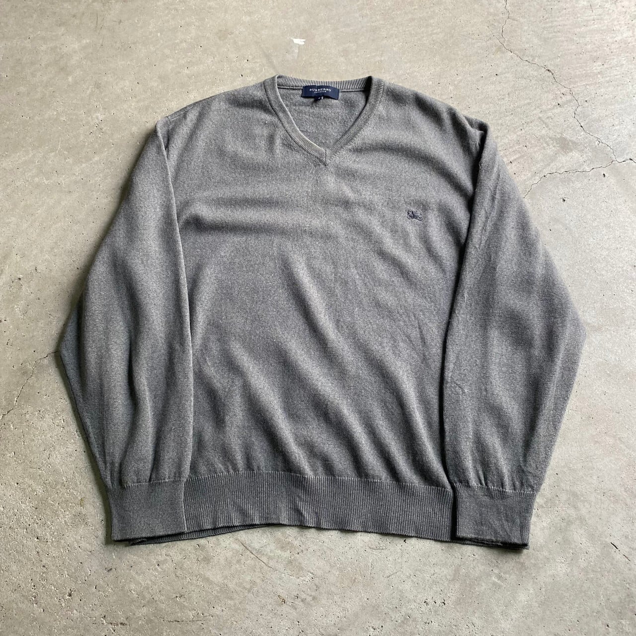 BURBERRY LONDON バーバリー ロンドン メリノウール×アクリル ニット