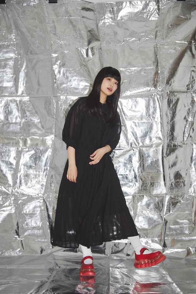 neüron  chiffon ワンピース　　/ Black