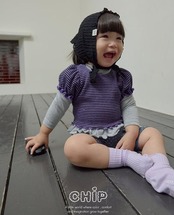 【取寄】CHIP スイートパフTシャツ｜秋服｜韓国子供服｜26/AT