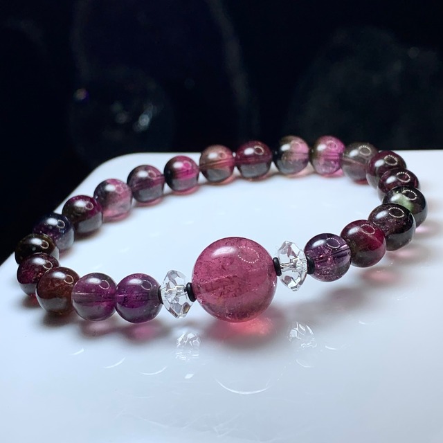 プレミアム・希少な特殊カラー☆レアカラートルマリンブレスレット