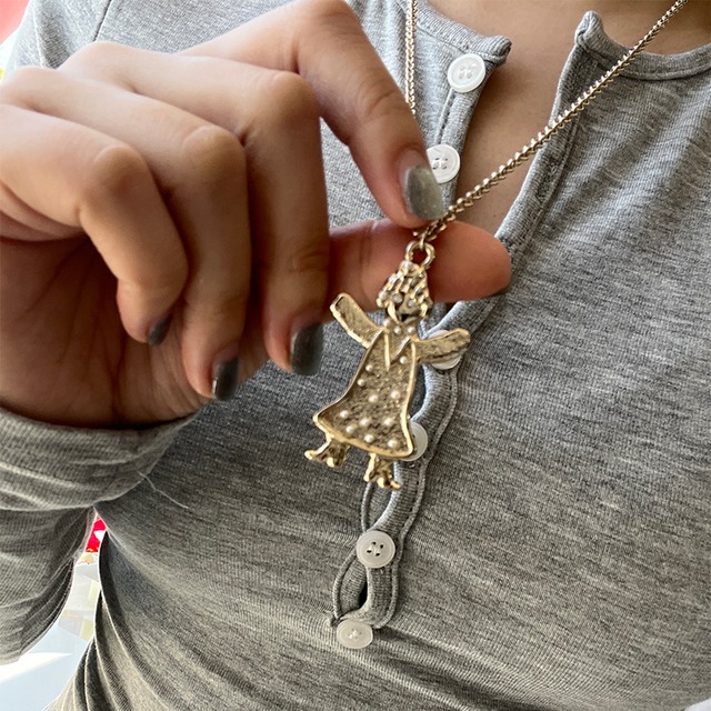 3ARTカップル ジンジャーブレッドマンネックレス 2s