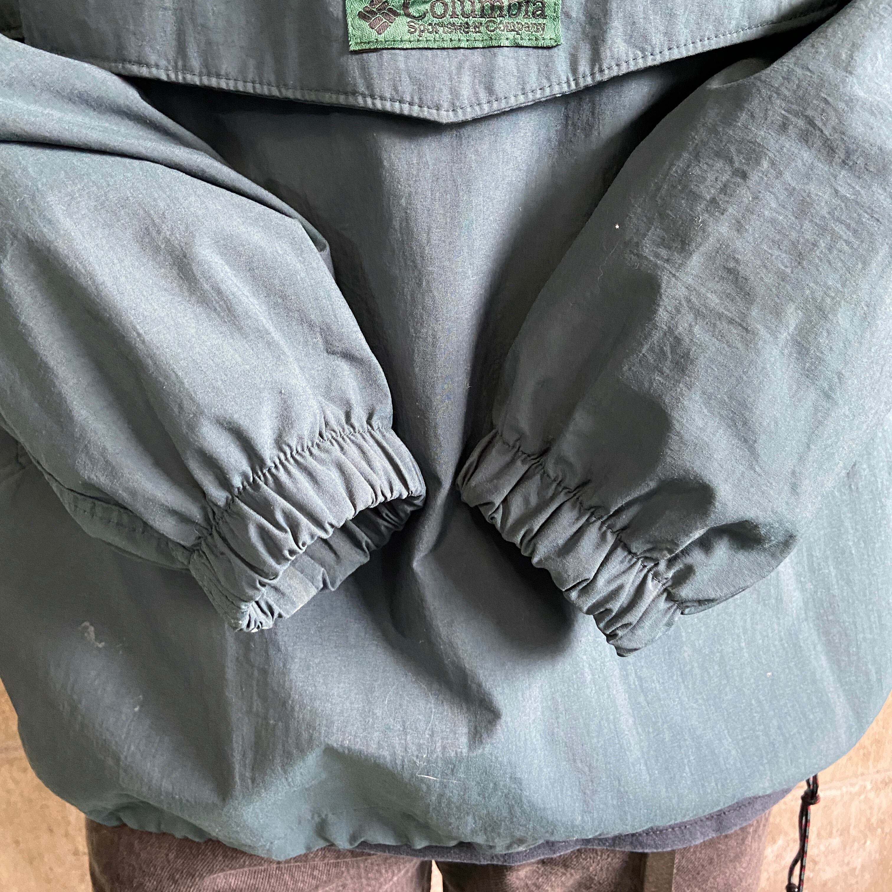 90年代 Columbia コロンビア カンガルーポケット アノラックパーカー