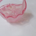 ピンクマーブルのジュエリートレイ