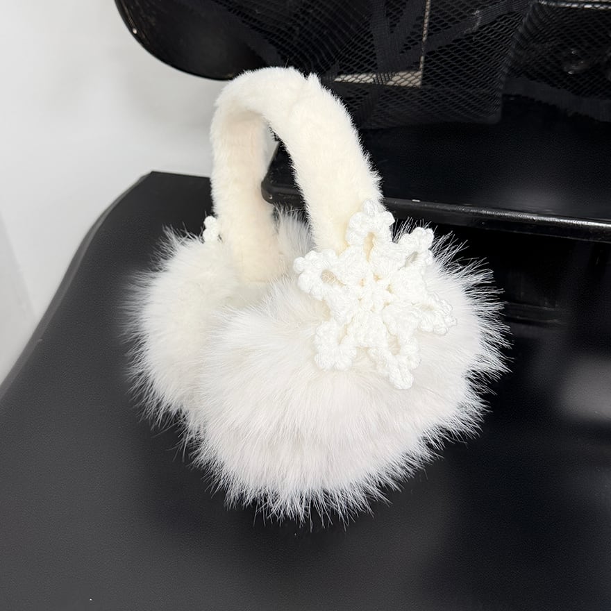 イヤーマッフル 防寒 フェイクファー ふんわり