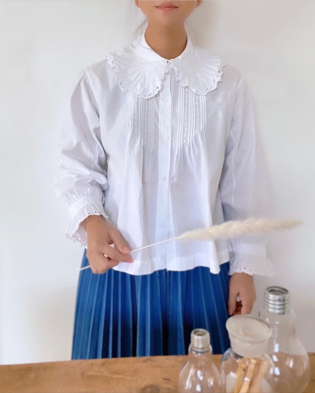 France Antique Edwardian Blouse