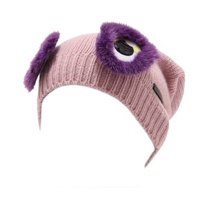 FENDI フェンディ キッズ ニット帽 ピンク