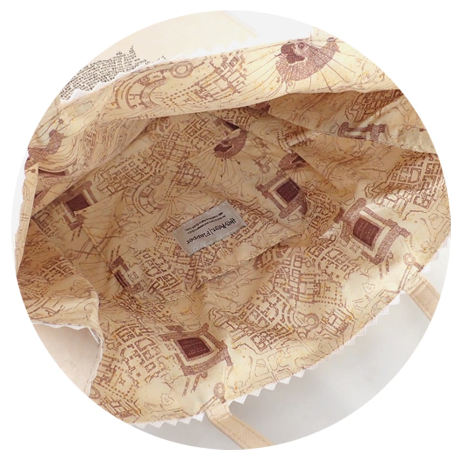 F221096-21_Harry Potter×Flapper忍びの地図 ショッパー風トート | Flapper