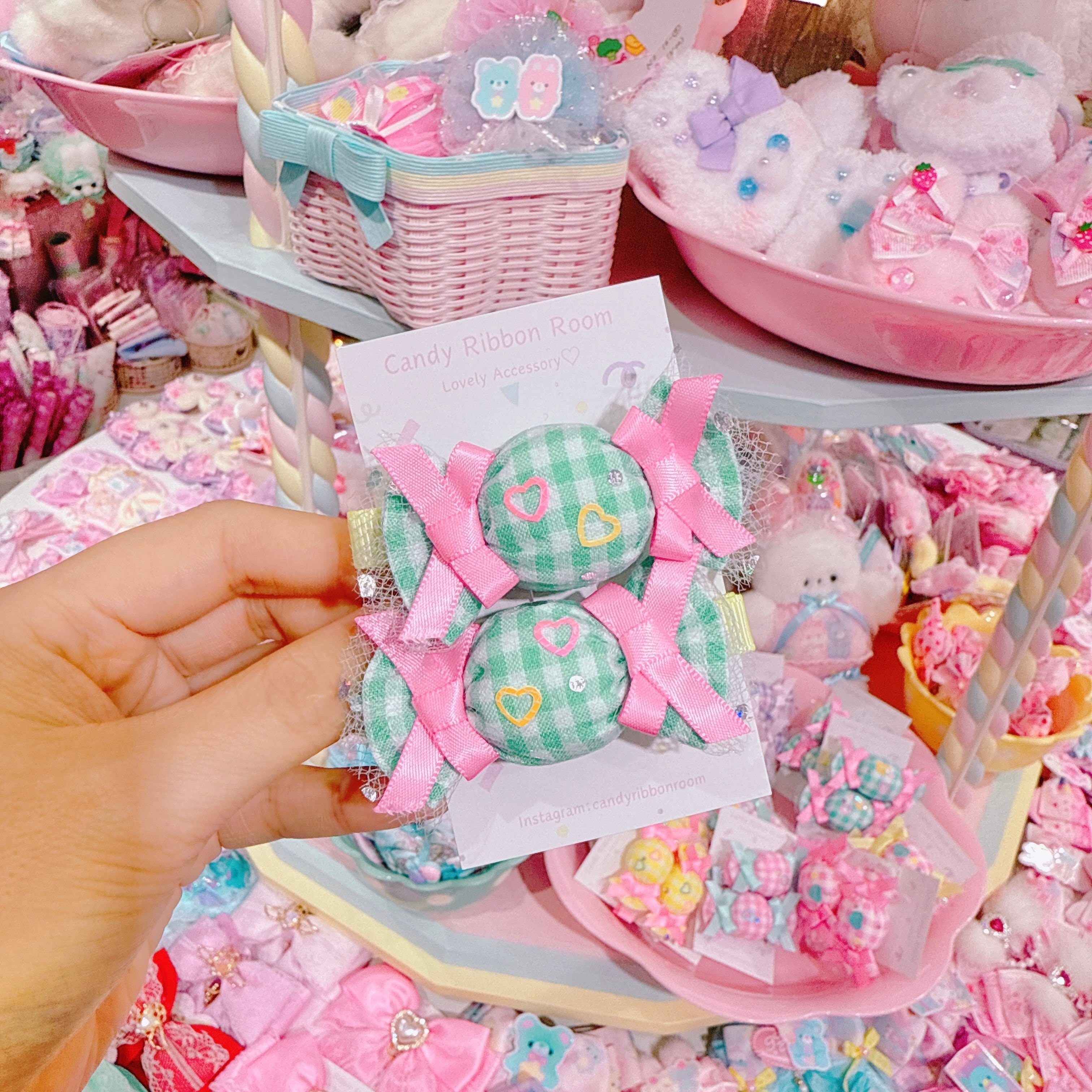 【F4】105-14ツインヘアクリップ