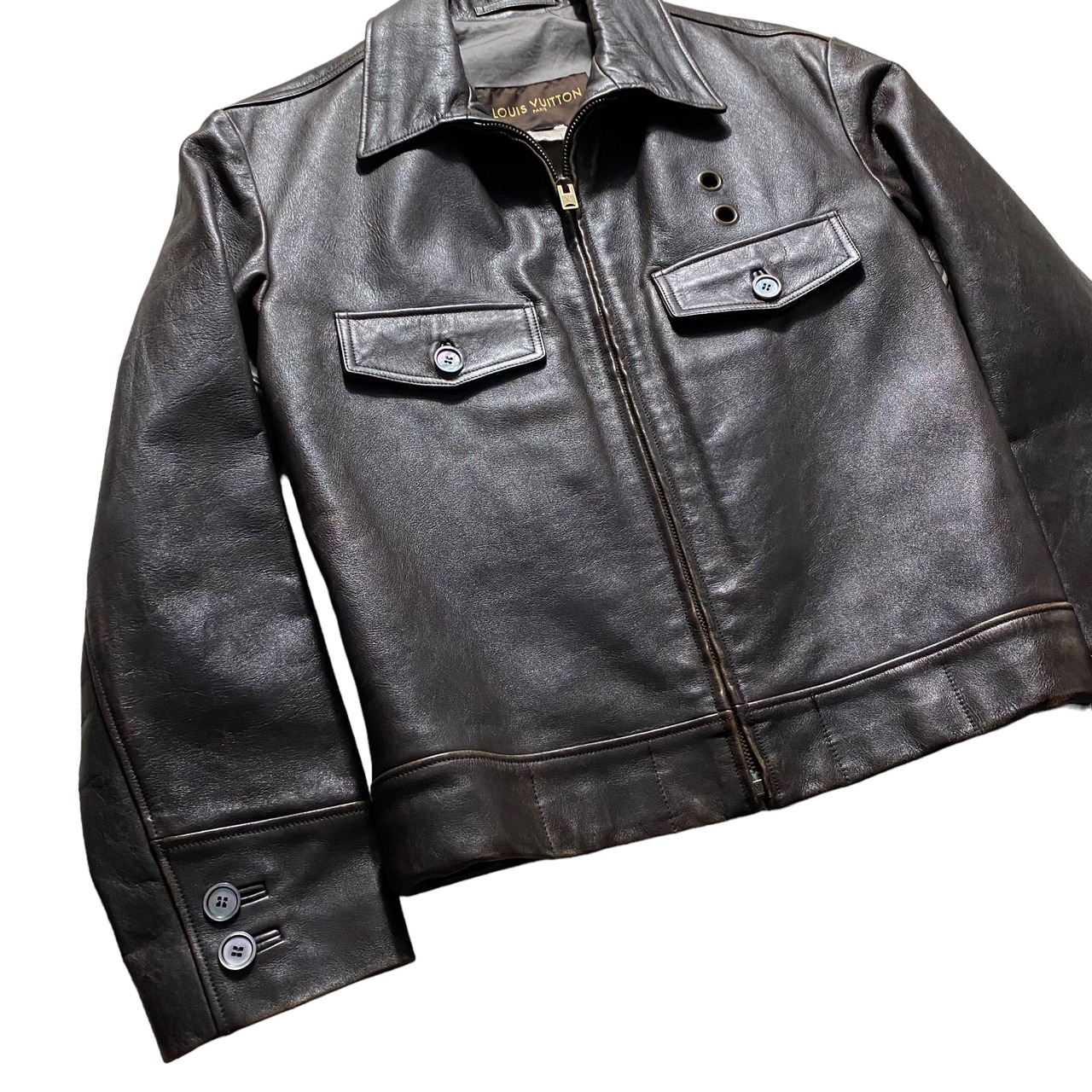LOUIS VUITTON by Marc Jacobs leather jacket