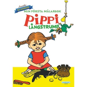 Pippi ピッピ 塗り絵 ぬりえ ぬり絵 はじめての塗り絵 お絵描き Book 文房具 文具 ステーショナリー キャラクター スウェーデンキャラクター プレゼント ギフト