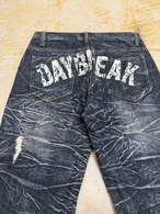 00's design denim short pants