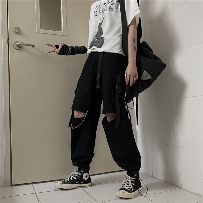 スタンダードオーバーオール パンツ ダークレディース レトロ ストリート ケッペル12924830202