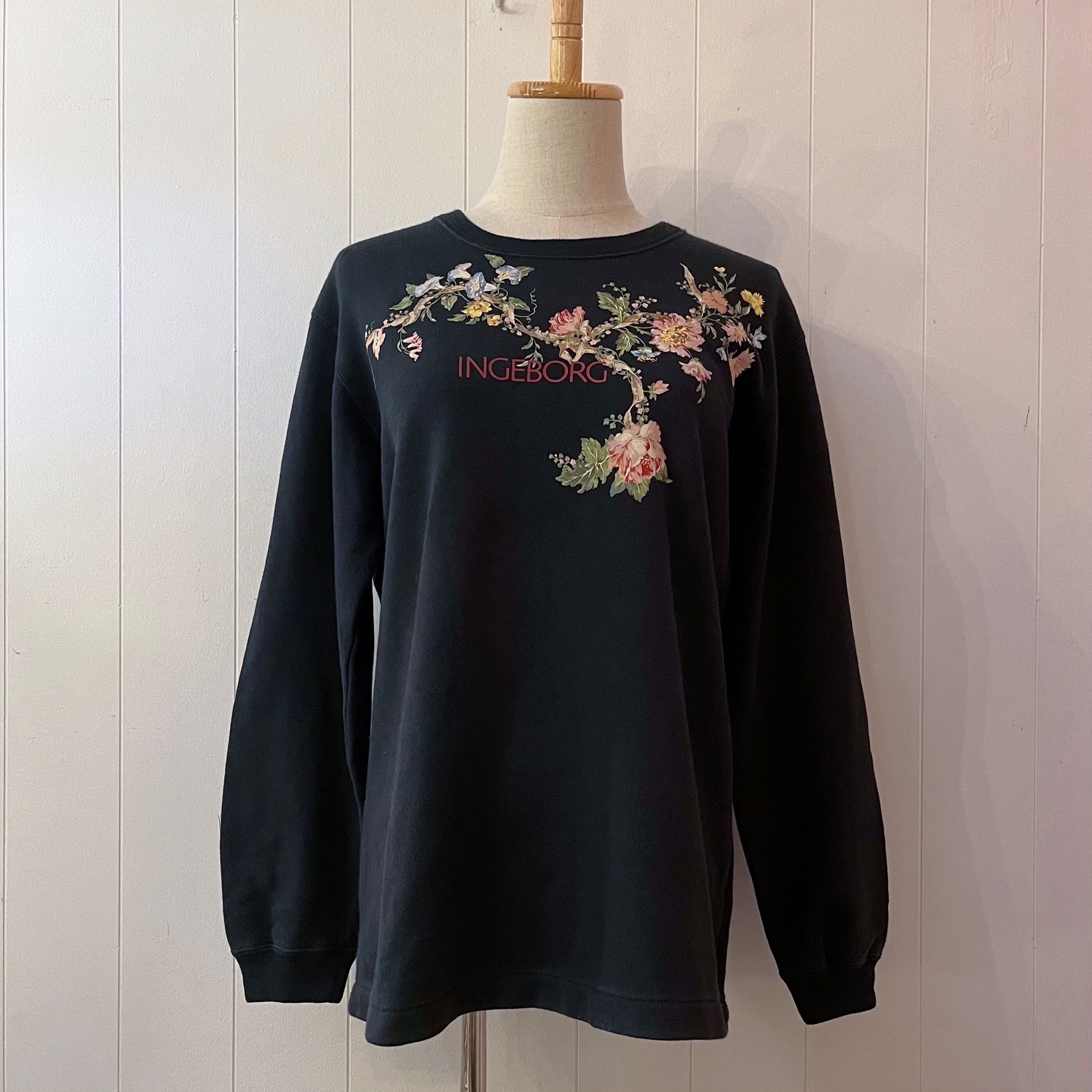 INGEBORG / flower printed sweat