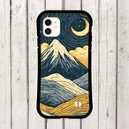受注生産 iPhoneケース 三日月と山のクラシック星図｜星図アート STAR028C