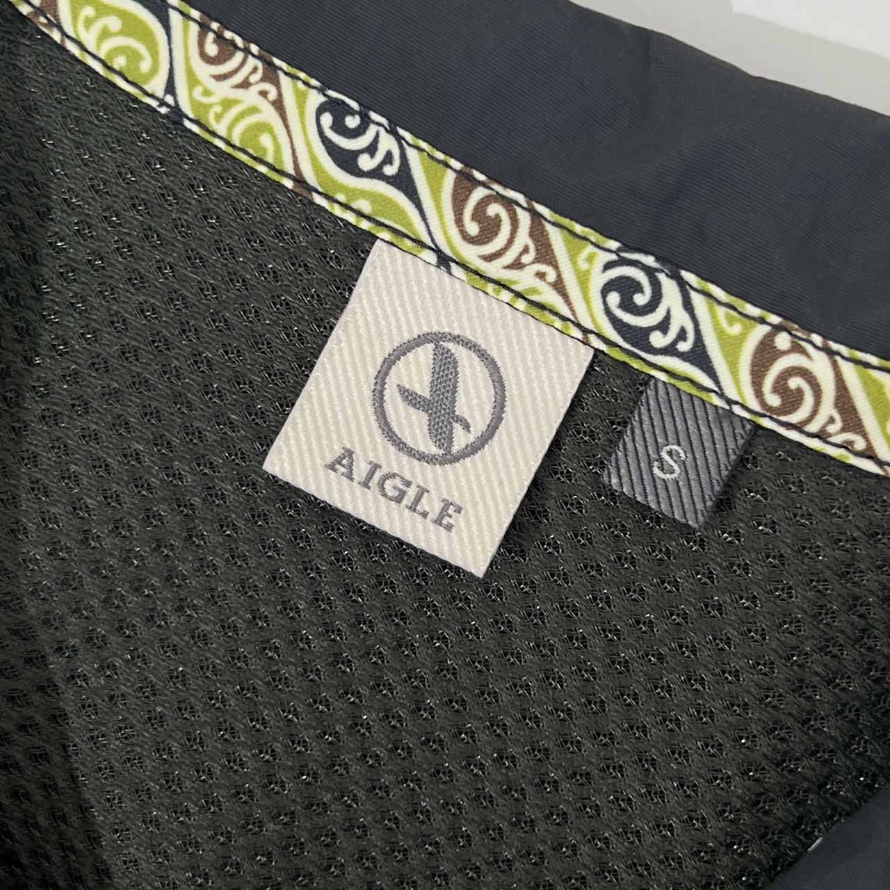 AIGLE エーグル 半袖 ワンピース S/グレー レディース