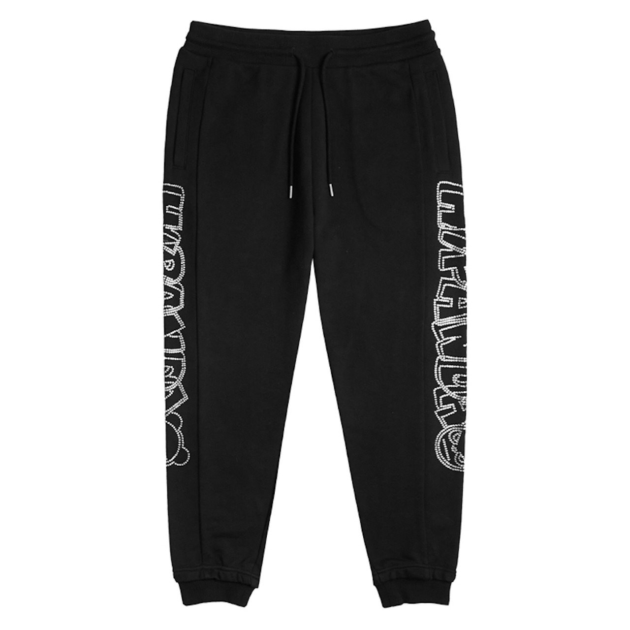 【HIPANDA ハイパンダ】メンズ スウェット パンツ MEN’S HIPANDA GRAFFITI SWEAT PANTS / WHITE・BALCK
