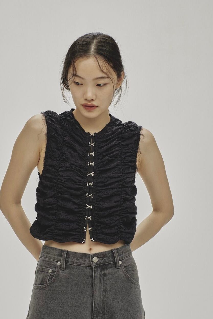 TODAYFUL Piping Shirring Blouse パイピングシャーリングブラウス 