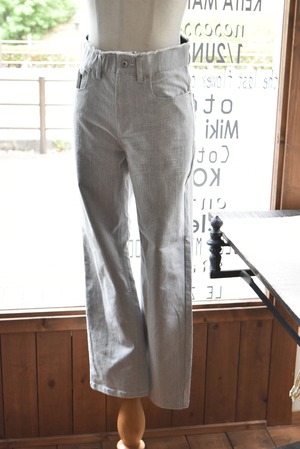 WYTE(ワイト) 25A/W Chanbray Denim Stick Pants<White>