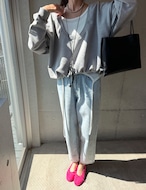 【新作5%OFF・3日間】Deep U-neck Sweat_3colors