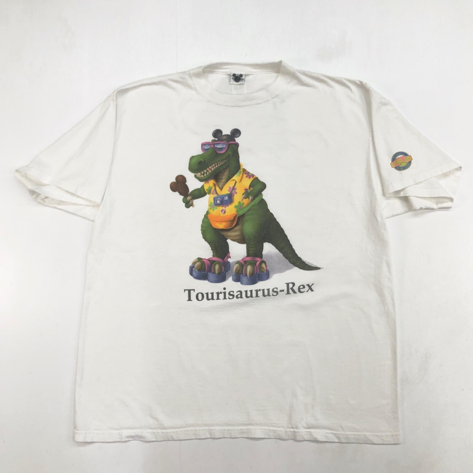 ☆ ビンテージシーツ　恐竜　ディズニー THE DISNEY CATAROG ディズニーカタログ 90- 00年代 USA製 DiSNEY