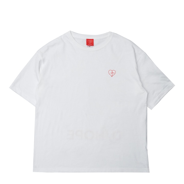 BIG SILHOUETTE LOGO PRINT T-SHIRT ''WHITE''