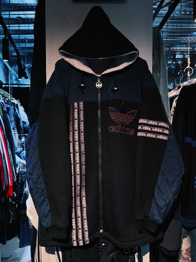 【D4C】special 80's "ADIDAS" sweat over hoodie loose jacket