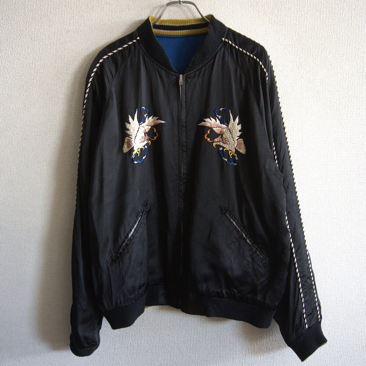 テーラー東洋 ヒノヤ別注 スカジャン ツアージャケット ミリタリー中 ヒノヤ別注】TAILOR TOYO【TT11241HY/ 別珍 リバーシブル スカジャン