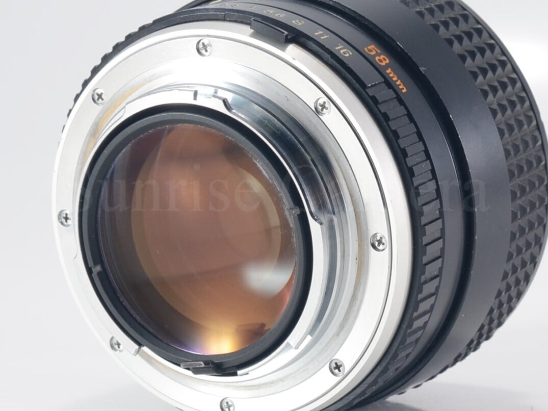 MINOLTA MC ROKKOR-PG 58mm F1.2 整備済 ミノルタ（60052